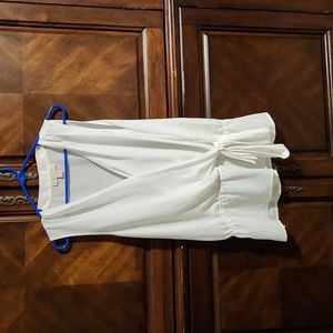 MK white blouse